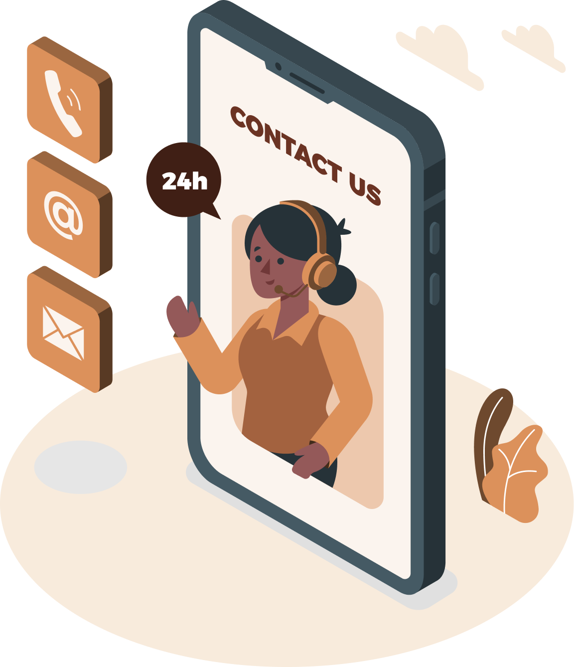 Contact Illustration